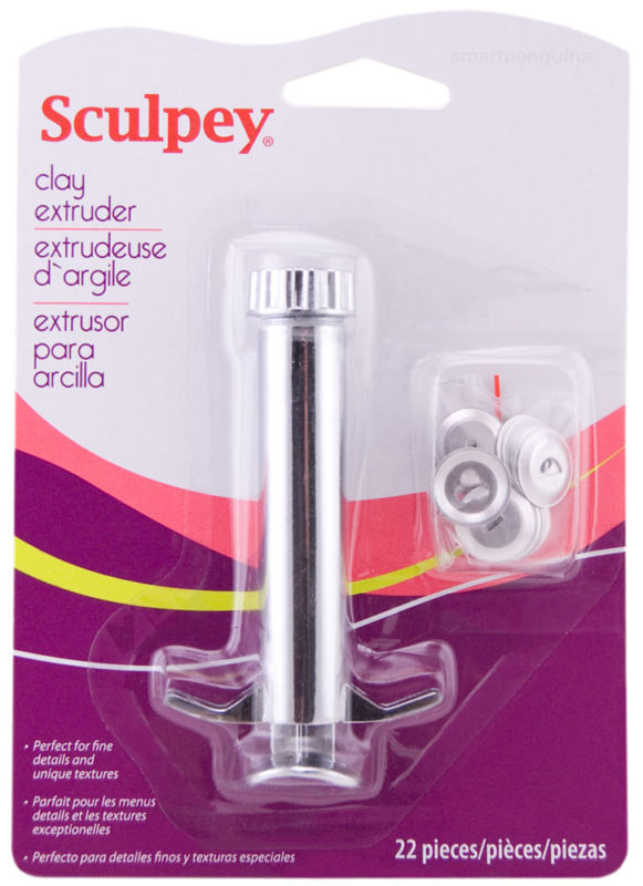 Sculpey clay extruder